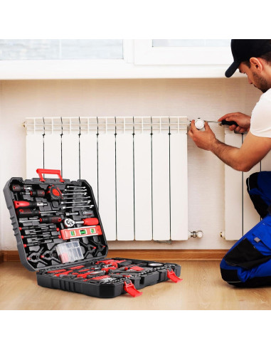 Kit de Herramientas TLGREEN 198 Piezas con Caja de Almacenaje