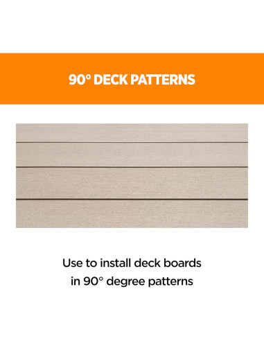 Clips Ocultos para Deck CAMO Edge 90 Unidades Acero Inoxidable