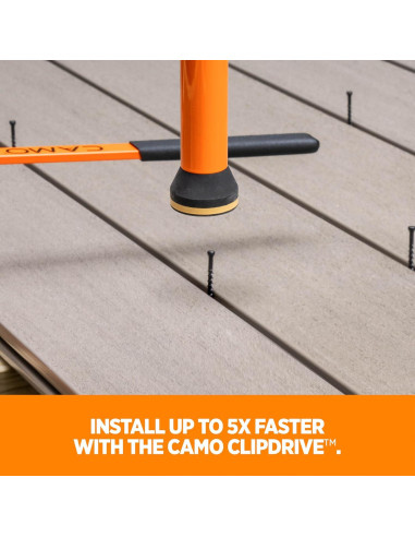 Clips Ocultos para Deck CAMO Edge 90 Unidades Acero Inoxidable