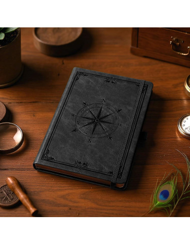 Cuaderno A5 AHGXG Negro Tapa Dura 320 Páginas 100gsm