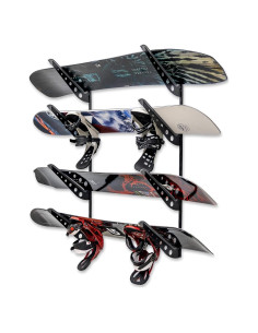 Soporte de Almacenamiento Ajustable StoreYourBoard para 4 Snowboards