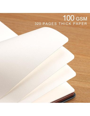 Cuaderno A5 AHGXG Negro Tapa Dura 320 Páginas 100gsm