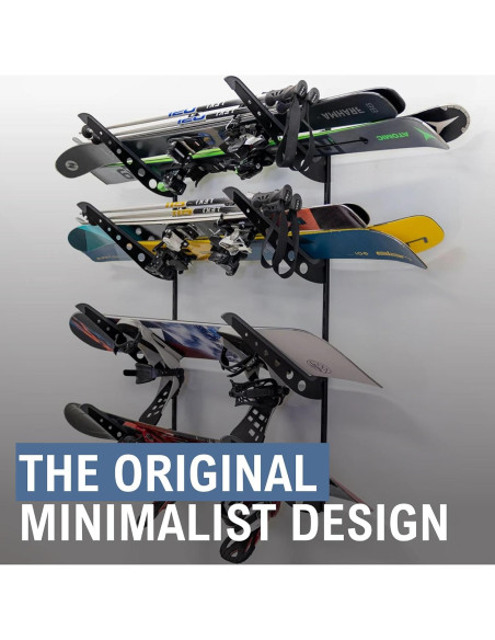 Soporte de Almacenamiento Ajustable StoreYourBoard para 4 Snowboards
