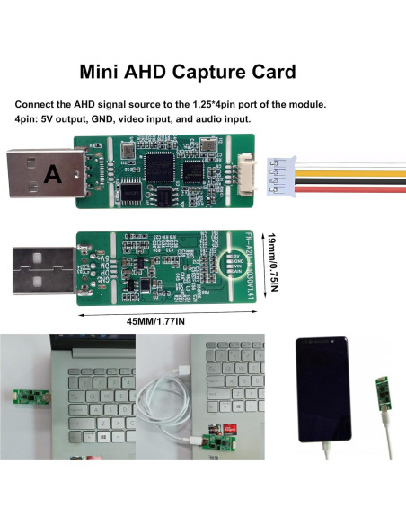 Tarjeta de Captura de Video AHD GRACETOP 1080P USB-A