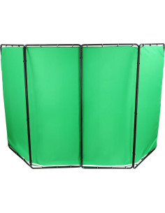 Fondo Verde Portátil 4x2.4m WellFyndX con Soporte Ajustable 2