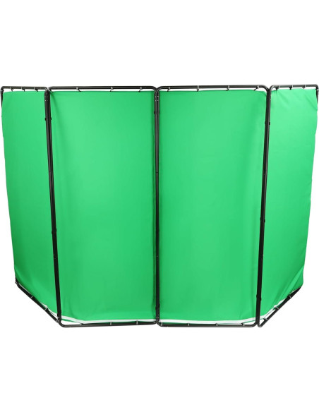 Fondo Verde Portátil 4x2.4m WellFyndX con Soporte Ajustable