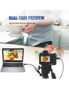 Cable USB-C a HDMI 4K 2m y Tarjeta de Captura 1080P Guermok 2