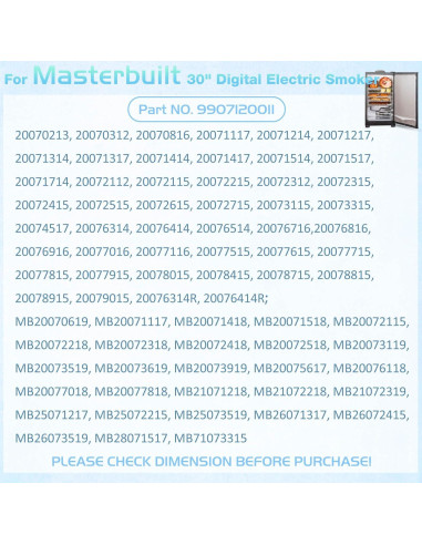 Elemento de Calentamiento 800W Unidanho para Ahumador Eléctrico