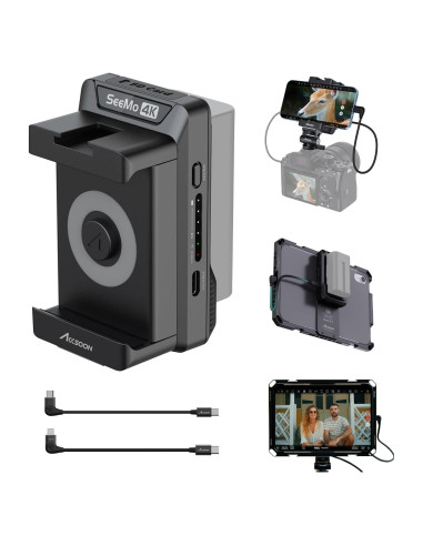 Accsoon SeeMo 4K Adaptador HDMI para iOS - Transmisión en Vivo