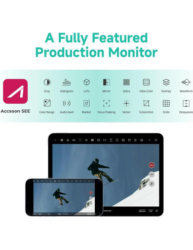 Accsoon SeeMo 4K Adaptador HDMI para iOS - Transmisión en Vivo
