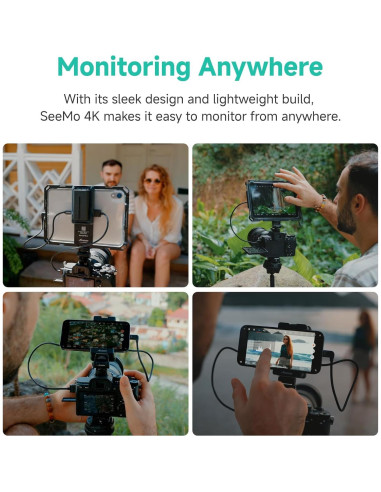 Accsoon SeeMo 4K Adaptador HDMI para iOS - Transmisión en Vivo