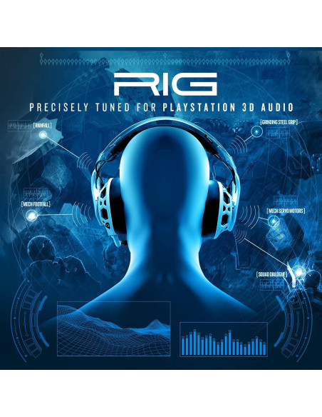 Auriculares Inalámbricos RIG 700 PRO HS para Juegos - Negro