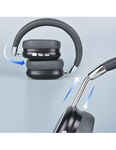 Auriculares Inalámbricos Shantou B35 HiFi Plegables Negro