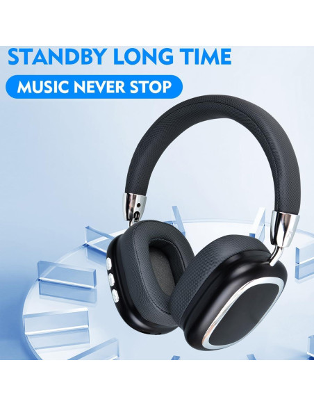 Auriculares Inalámbricos Shantou B35 HiFi Plegables Negro