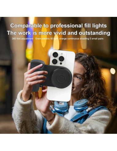 Soporte Magnético para Teléfono KELEDEZ con Luz y Control Remoto