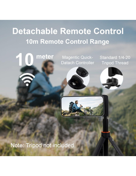 Soporte Magnético para Teléfono KELEDEZ con Luz y Control Remoto