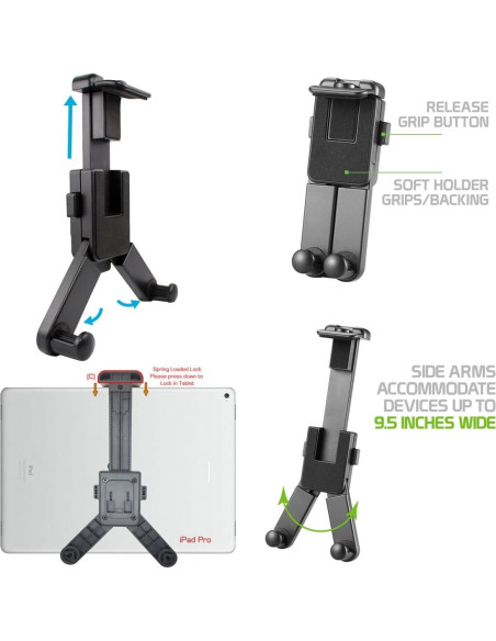 Soporte de Micrófono Ajustable ChargerCity para Tabletas y Smartphones