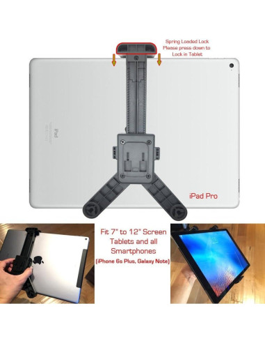 Soporte de Micrófono Ajustable ChargerCity para Tabletas y Smartphones