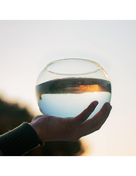 Jarrón de Burbuja de Vidrio CYS EXCEL 11.43x13.97 cm