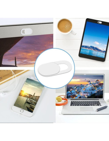 Cubierta de Cámara de Privacidad Fonus Blanca para Motorola Edge 2025