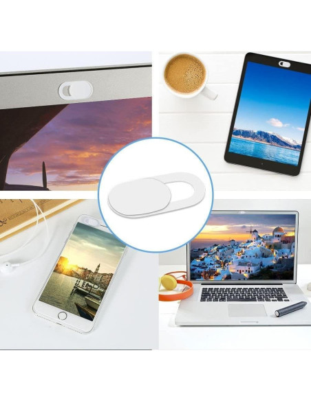 Cubierta de Cámara de Privacidad Fonus Blanca para Motorola Edge 2025