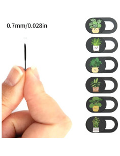 Cubierta de Privacidad para Webcam Sgqtqybk 6PCS - Negro 2