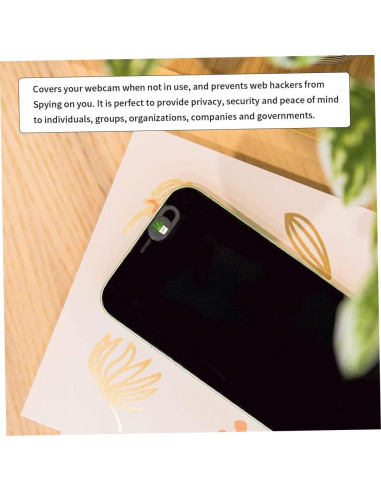 Cubierta de Privacidad para Webcam Sgqtqybk 6PCS - Negro