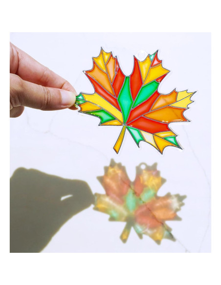 Kit de Manualidades Winlyn 24 Atrapa Rayos Hoja Otoño Kit de Manualidades Winlyn 24 Atrapa Rayos Hoja Otoño