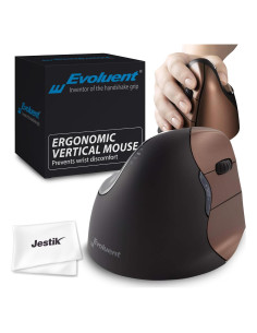 Ratón Vertical Inalámbrico Evoluent VM4SW Ergonómico Diestro