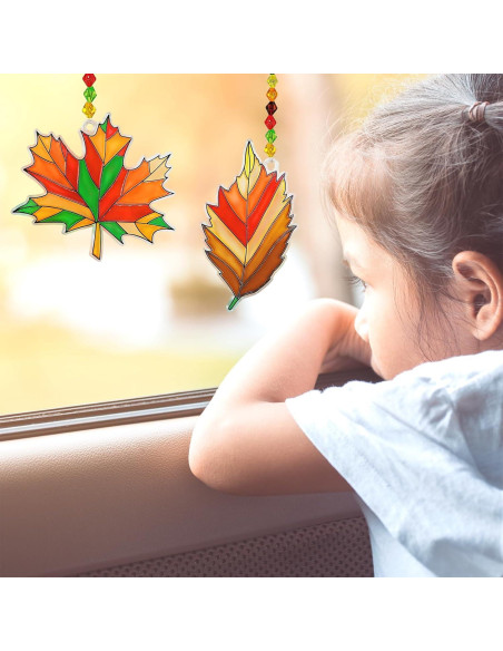 Kit de Manualidades Winlyn 24 Atrapa Rayos Hoja Otoño Kit de Manualidades Winlyn 24 Atrapa Rayos Hoja Otoño