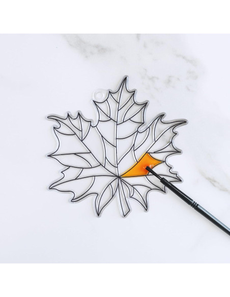 Kit de Manualidades Winlyn 24 Atrapa Rayos Hoja Otoño Kit de Manualidades Winlyn 24 Atrapa Rayos Hoja Otoño