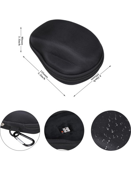 Funda Dura Mchoi para Logitech MX Master 3/2S - Negra
