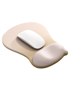 Almohadilla de Muñeca de Gel ABRONDA Albaricoque 26x19 cm