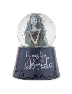 Mini Globo de Nieve Iluminado Novia Cadáver Tim Burton 7.62cm