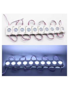 Luces LED de Reemplazo AOOYUANKE 20Pcs 3030 SMD IP65 Blancas