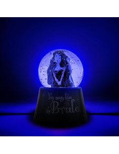 Mini Globo de Nieve Iluminado Novia Cadáver Tim Burton 7.62cm 2
