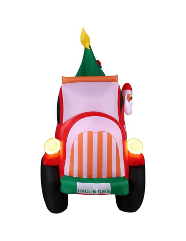 Camión Pickup Inflable de Navidad 6 Pies Fraser Hill Farm