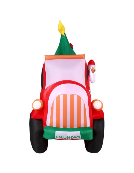 Camión Pickup Inflable de Navidad 6 Pies Fraser Hill Farm