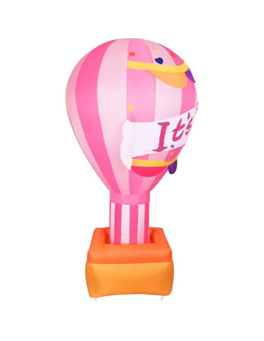 Globo Inflable 3m Fraser Hill Farm 'Es una Niña' con Luces