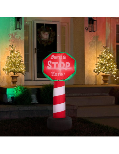 Cartel Inflable Navidad Fraser Hill Farm 1.07 m Santa