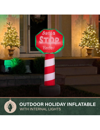 Cartel Inflable Navidad Fraser Hill Farm 1.07 m Santa