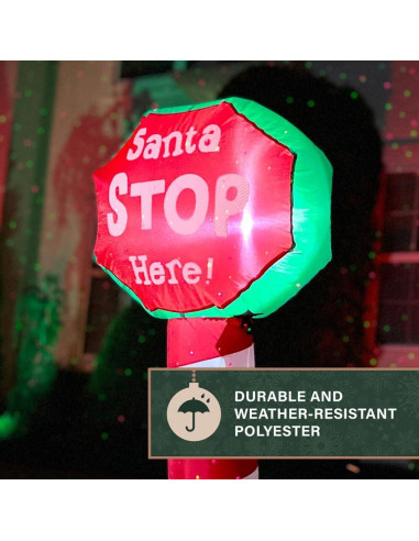 Cartel Inflable Navidad Fraser Hill Farm 1.07 m Santa
