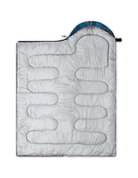 Saco de dormir UEVBF para niños, impermeable y compacto 228.6x81.3cm