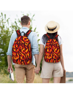 Mochila Lona Cool Fire 15" para Niños y Adultos - Ligera 2