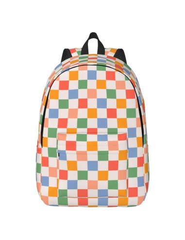 Mochila Lona Retro Vintage 15" GVGOAGL para Niños y Adultos