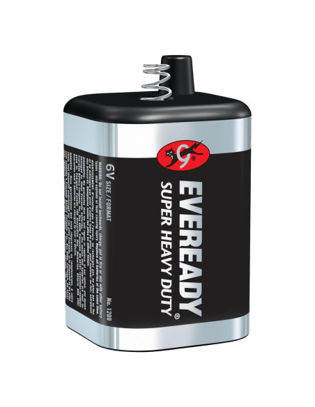 Batería 6V Super Pesada Eveready - 1 Cuenta (0.60 kg)
