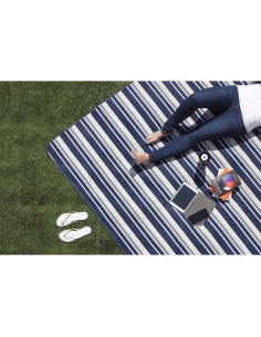 Manta de Picnic XL ONIVA 178x203cm Forro Polar Impermeable 2