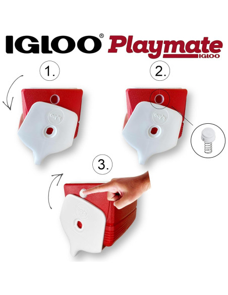 Botón y Resorte de Reemplazo Igloo para Cooler Playmate