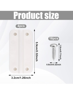4 Bisagras de Plástico Goktvai para Enfriadores Igloo 50-165 QT 2