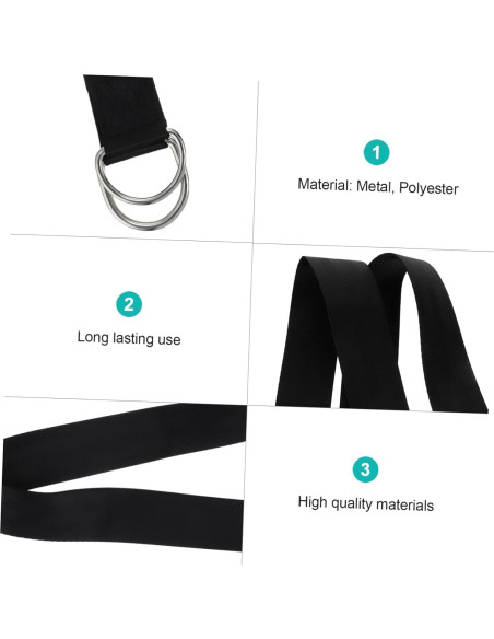 Kit de Suspensión de Hamaca Milisten - Correas Duraderas 200cm